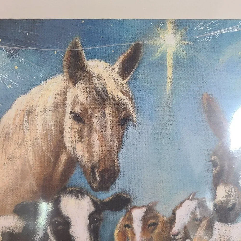 Primitives By Kathy Pad of 24 Paper Placemats Pad Nativity NWT